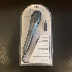Singing Machine Karaoke Microphone wired microphone and adapter. New in package